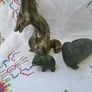 Three Wild Ceramic & Stone Animals Image 4