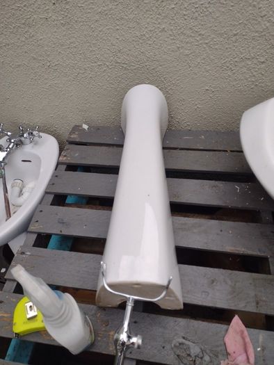 Sink and pedestal