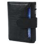 Premium Genuine Leather Wallet RFID Blocking Trifold Popup Card Holder with Coin Pocket Image 10