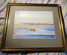 picture simon leggie or heggie watercolour Roundstone Co Galway dated 1993