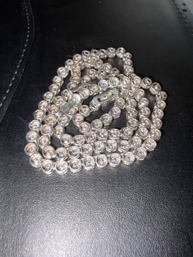 Silver necklaces