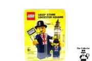 Lego Lester Minifigure London Leicester Square Limited Edition Exclusive Unnumbered Employee Version Very Rare This is Not Marked With Assigned Number As You Will See In The Pictures