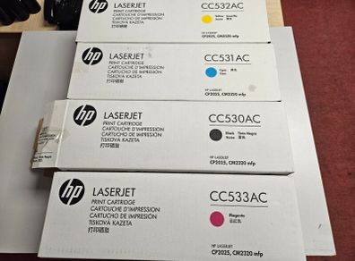 Free ink cartridges HP laserjet CP2025, CM2320