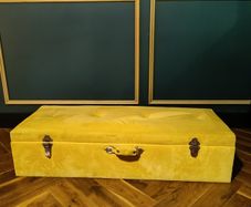 velvet blanket box