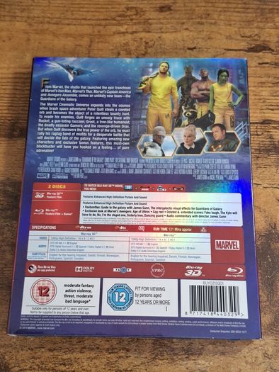 "Guardians of the Galaxy" (2014) Blu-ray 3D - free standard postage