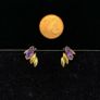 9ct gold clip-on earrings Image 2