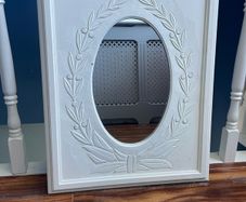 Beautiful vintage wooden mirror