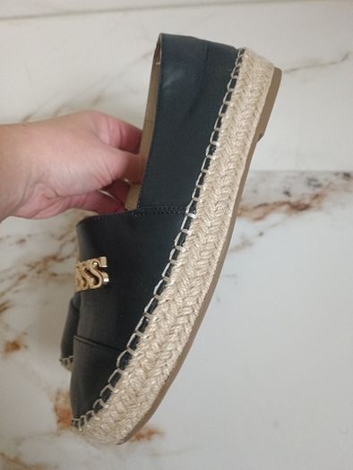 Designer Guess espadrilles loafers slip on flats shoes UK 5.5-6 as new