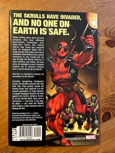 Deadpool: secret invasion hardback