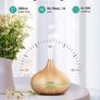 500ml Fragrance Essential Oil Diffuser for Aromatherapy with Adjustable Mist Modes Humidifiers, Ultrasonic Aroma Diffusers with Auto Shut-off, 7 Colorful LED Lights for Baby Room, Home, Spa Image 8