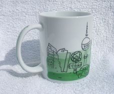 BERLIN mug (Ampelmann brand) - a finely made souvenir mug from Berlin (c.2000)