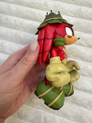 Jakks Pacific Netflix Sonic Prime Gnarly Knuckles Boscage Maze approx. 14 cm. Used Please see photos