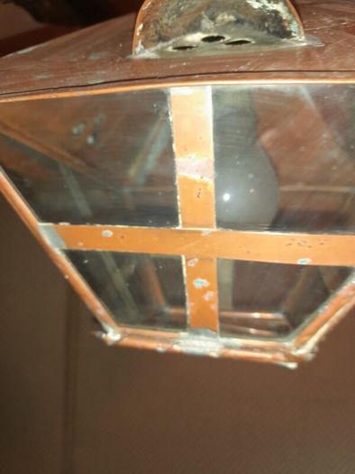 Handmade Copper Hall Lantern