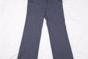 Awear Blue Vintage Wash Straight Leg Button Accent Low Waist Denim Trouser Pants 8UK/36EU Regular
