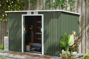 9ft x 4ft Corrugated Garden Metal Storage Shed