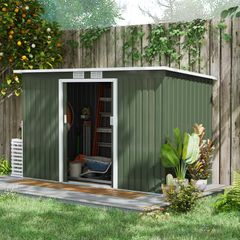9ft x 4ft Corrugated Garden Metal Storage Shed