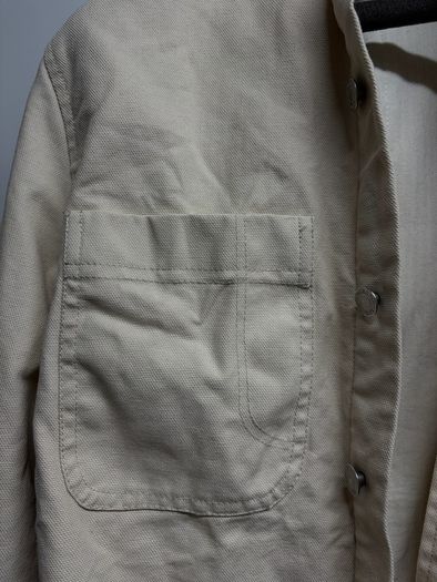 Zara x Peanuts Mens Cream Denim Jacket Limited Edition Style