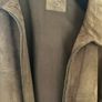 mens bomber jacket zip up suede feel Image 2