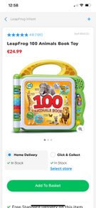 leap frog 100 animals book