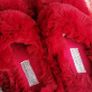 slipper bundle   open toe fluffy size 5/6 price for all. Used plenty of wear left Image 2