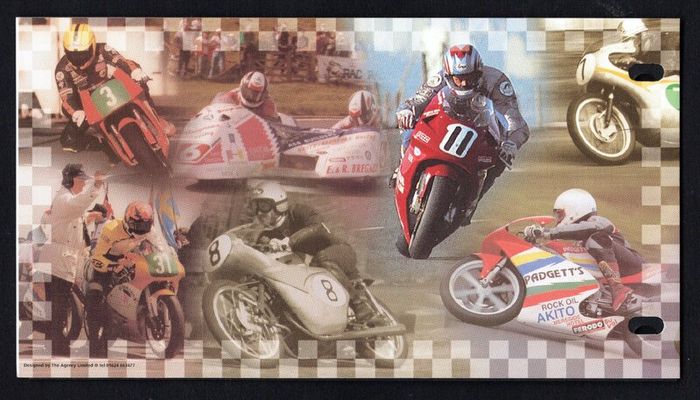 1998 Isle of Man T.T. Races and 50th Anniversary of Honda Commemorative Stamps Presentation Pack