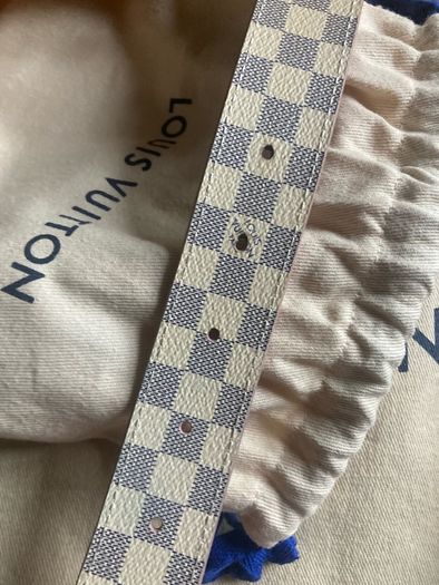 Louis Vuitton Damier Azur belt