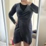 Moves Navy Velvet Dress L Image 3