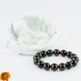 Luxury Dark Cherry Baltic Amber Unisex 12mm Beaded Stretch Bracelet for Men Women Genuine Amber Large Beads Image 7
