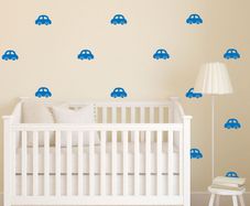 Car Wall Sticker, Car Wall Decal, Kids Wall Decoration, Nursery Stickers, Nursery Ideas
