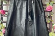 skirt Bnwt Aline black leather look skirt Relish brand eu 46 16/18