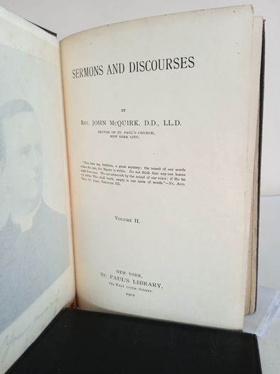 Sermons and Discourses Volume II by Rev. John McQuirk (GT601)