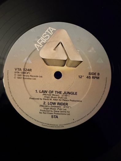 5TA Low Rider Mezcal Mix Original 1987 UK 12 inch VTA 124R