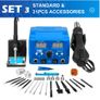 800W SMD Soldering Station Quick Heat Electric Hot Air Gun 2 in 1 Led Display Electric Soldering Iron BGA Rework Welding Station Image 4