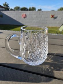 Rare Vintage Waterford Crystal Tankard