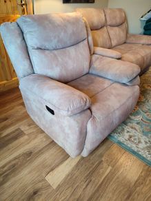 Sofa and armchair