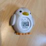 Nuby Penguin Digital Bath/Room Thermometer & Soft Goat Hair Wooden Baby Brush Image 4