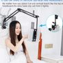 Adjustable,Foldable Tablet Stand for Bed, Aluminum Universal Flexible Tablet Holder with 360 Degree Rotation for iPad iPhoneX iPad Pro N-Switch,or Other 4.5 12.9 Inches Devices Black Image 4