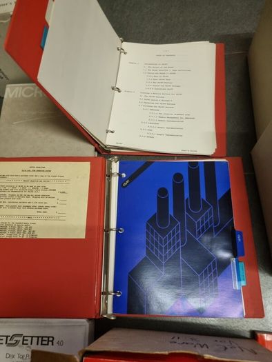 Vintage IBM Microsoft Lotus Novell Software Manuals  Binders Job Lot 1980s 90s