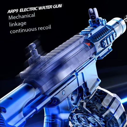 Large Capacity Electric Water Gun Toy Absorb Water Continuous Shooting With Lights