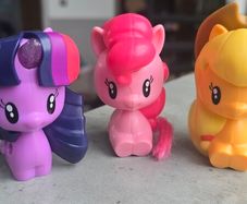 3 x 2018 McDonalds Toys MLP G4 My Little Pony