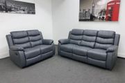 Roma 3+2 or 3+1+1 Leather Recliner Sofa Set