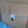 Large blue door picture in frame collection only Image 2
