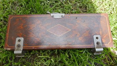 Vintage Acme Wood & Metal Clasped Tie Press