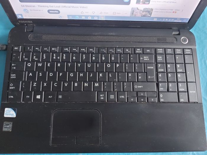 Toshiba Satellite Model C50-A-16C, Intel Pentium CPU B960, 2.2 GHz, 6GB Ram, 1 Terrabyte HDD, Microsoft Edge, Chrome, and VLC