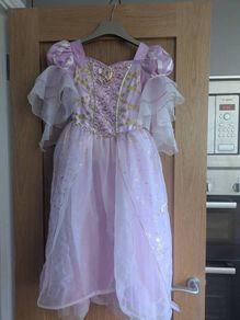 Princess Rapunzel Dress - Disney - age 7-8
