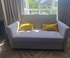 Light Grey Fabric Sofa
