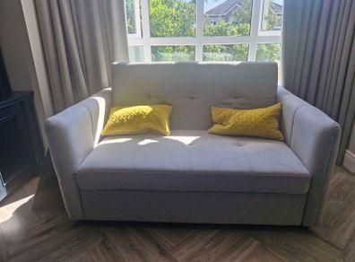 Light Grey Fabric Sofa
