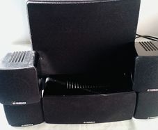 Yamaha subwoofer and speakers