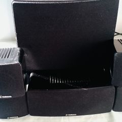 Yamaha subwoofer and speakers