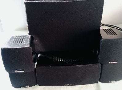 Yamaha subwoofer and speakers